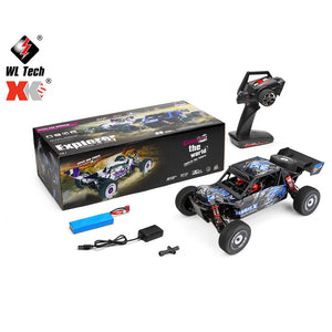 Wltoys 124018 RTR 1/12 2.4G 4WD 60km/h Châssis en métal Voiture radiocommandée Modèles de véhicules Jouets pour enfants