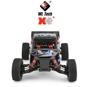 Wltoys 124018 RTR 1/12 2.4G 4WD 60km/h Châssis en métal Voiture radiocommandée Modèles de véhicules Jouets pour enfants