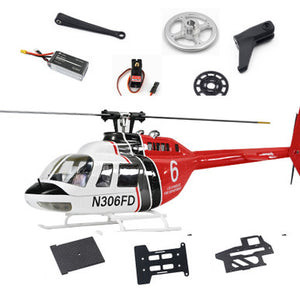 Pièces détachées pour hélicoptère radiocommandé Bell 206 FLY WING