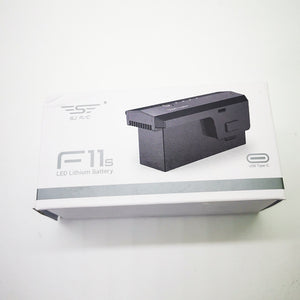 Pièces détachées pour drone quadricoptère radiocommandé SJRC F11S 4K PRO : batterie LiPo 11,1 V 2 500 mAh avec connecteur USB-C