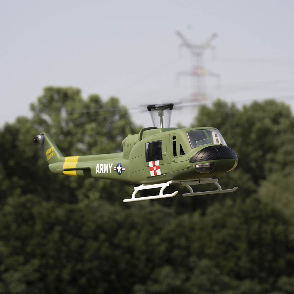 REUS Hélicoptère RC 1/36, YU Xiang F06 6CH Direct Drive Brushless Motors RC  Hélicoptère RC pour adultes 3D/6G Modèle avion avec lumières LED (RTF)